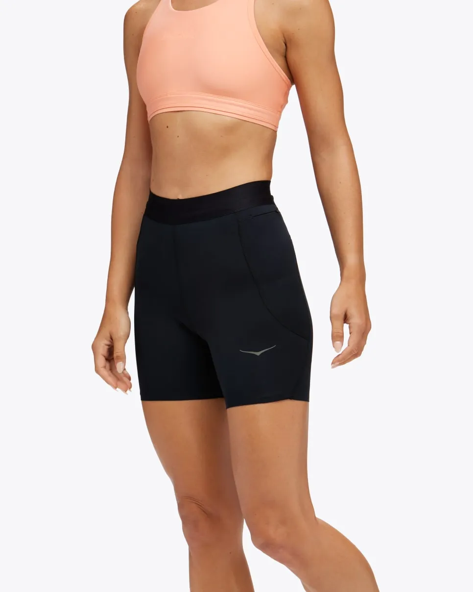 HOKA® Novafly 6'' Knit Short-black